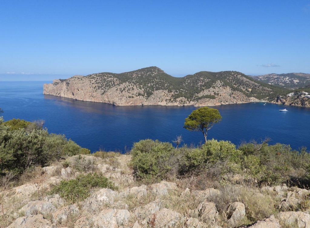 Cap d'es Llamp desde Cap Andritxol.