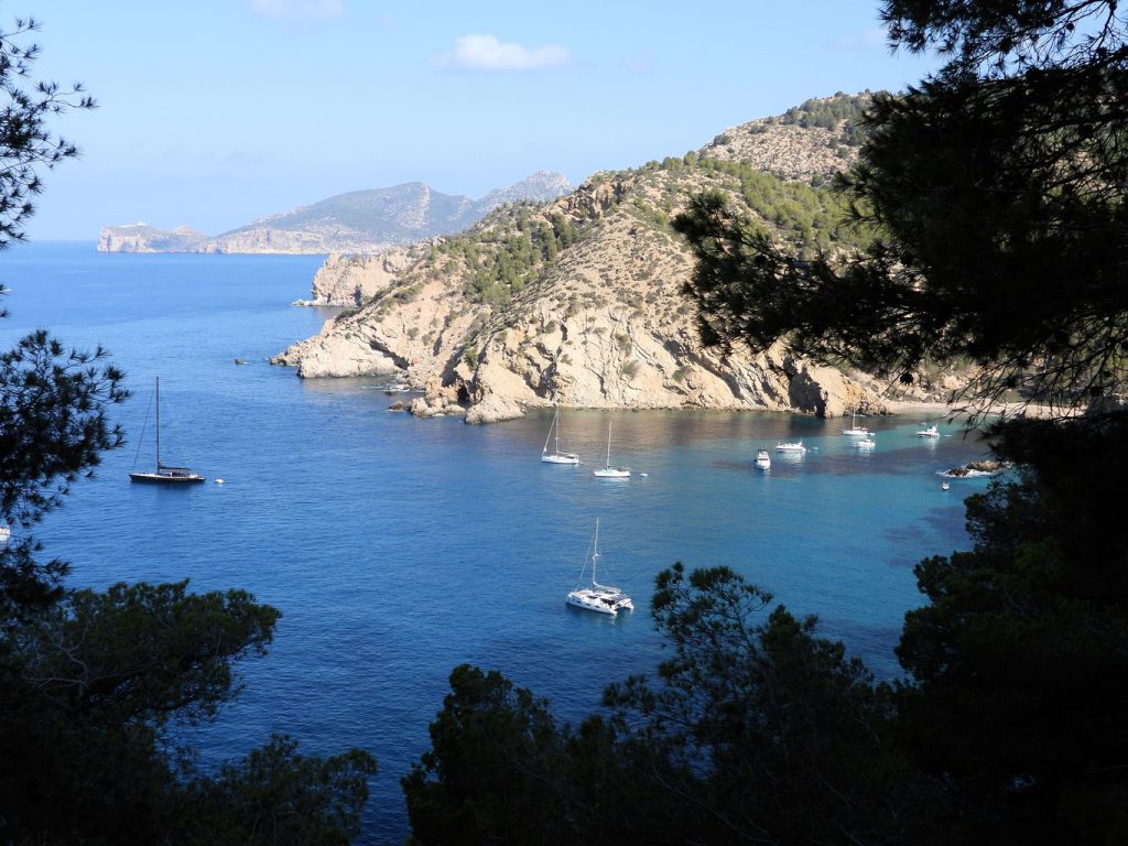 Vista de cala Egos